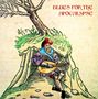 Text: "BLUES FOR THE APOCALYPSE". 

Illustration: Ein Mann spielt Gitarre unter einem Baum., LP