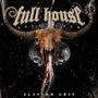 „Full House Brew Crew” oben, „Glasgow Grin” unten; ein Totenkopf mit Hörnern, aus dessen Maul eine blutige Zunge hängt., CD