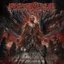 Der Text "Fleshcrawl" und "Epitome of Carnage" erscheint. Eine düstere Szenerie mit Skelett und Schädeln., CD