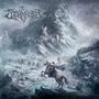 "STORMRULER", "MORNING NAUTICAL TWILIGHT"; verschneite Schlachtfeld-Szene mit Rittern und Burgruine vor Berg., CD