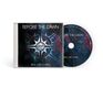 Text: "BEFORE THE DAWN", "COLD FLARE ETERNAL". Cover und CD mit einem abstrakten Design in dunklen Farben, dominieren Blau und Rot., CD