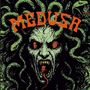 „MEDUSA“ in orange Schrift über einem düsteren Medusa-Gesicht mit Schlangenhaar, in den Augen und Mund sind Porträts., CD
