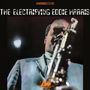 "The Electrifying Eddie Harris" steht oben. Nahaufnahme eines Mannes mit Saxophon, darunter ein orangefarbenes Logo., LP