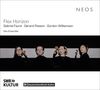 "Flex Horizon" ist der Titel, darunter Komponisten: Gabriel Fauré, Gérard Pesson, Gordon Williamson. Vier Personen mit Streichinstrumenten., CD