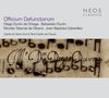 "Officium Defunctorum" mit Künstlern: Diego Durón de Ortega, Sebastián Durón. Altes Notenblatt mit handschriftlicher Musik., CD