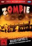 „DVD & Blu-ray Edition, Zombie, außer Kontrolle… wenn die letzte Evakuierung scheitert.“ Menschenmenge vor Zaun.