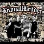 "KrawallBrüder" in markanter Schrift, "1993" darunter; vier tätowierte Männer vor Collage mit Fotos und Zeitungsausschnitten., CD
