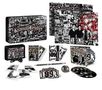 "KrawallBrüder 1993" steht prominent auf diversen Verpackungen und Medien in Schwarz-Weiß und Rot., 1 CD, 2 MCs, 1 Merchandise und 1 Technik