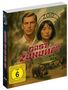 "Der Gast aus der Zukunft", FSK ab 6. Zwei ernste Personen, Zoo-Tor, Tiere (Giraffe, Zebra, Nilpferd), Auto mit Polizei-Design., Blu-ray Disc