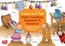Monika Lehner: Emma und Paul feiern Fasching, Fastnacht & Karneval. Spielfiguren für die Erzählschiene., Buch,Div.