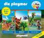 Simon X. Rost: Die Playmos. Die große Dino-Box., CD,CD,CD