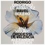 RODRIGO, CONCIERTO DE ARANJUEZ, RAVEL, BOLERO, ANA VIDOVIC, ORQUESTA DE VALENCIA, ALEXANDER LIEBREICH. Blume im Hintergrund.