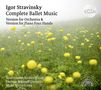 Igor Strawinsky: Die Ballette (Orchesterfassung & Version für Klavier 4-händig), CD,CD,CD,CD