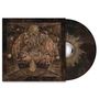 Text: "ARKHAAIK VIHTIS". Illustration: Mystisches Design mit zentraler Sonne und abstrakten Mustern auf CD und Cover., CD