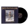 „Forteresse, Récits Patriotiques“ steht auf dem Cover einer Schallplatte. Das Cover zeigt eine winterliche Schneeszene., LP