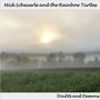 "Mick Scheuerle and the Rainbow Turtles", "Doubts and Demons". Ein nebliger Sonnenaufgang über einem Baum- und Wiesenfeld., CD