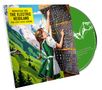 Auf einem gelben Schild steht: "Reinhold Heil, The Electric Heidiland, The Lost Solo Album." Ein Mädchen in Tracht bedient ein Synthesizer., CD