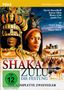 Das Cover zeigt Texte: "SHALA ZULU - DIE FESTUNG", Namen wie "David Hasselhoff" und "Grace Jones". Zwei Menschen in traditioneller Kleidung., DVD