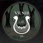 Logo mit den Worten "VILNIR" und "ELVA". Zwei stilisierte Schlangenköpfe umrahmen ein rundes Symbol., CD