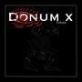 Text: DONUM X Future. Ein rotes stilisiertes Auge mit einer Spirale, darunter ein abstrakter Krieger., CD