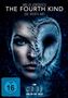 Texte: "MILLA JOVOVICH", "THE FOURTH KIND", "DIE VIERTE ART", "UM 03:33 HOLEN SIE DICH", "FSK ab 16". Frauengesicht halb Eule., DVD
