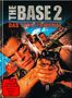 "THE BASE 2: DAS TODESTRIBUNAL" und "Nicht freigegeben unter 18 Jahren..." Ein Soldat mit Waffe im Fokus, Explosion im Hintergrund., 1 Blu-ray Disc und 1 DVD