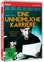 „Eine unheimliche Karriere“, ein Mann mit Stempel, verschiedene Namen und FSK 12 auf einem DVD-Cover., DVD