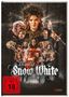 Text: "The Death of Snow White", "FSK ab 18". Illustration von ernst dreinblickenden Figuren in einem düsteren, schneebedeckten Wald., DVD