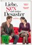 Text: "Liebe, Sex und andere Desaster. Ein Film von Giampaolo Morelli. FSK 12 beantragt." Zwei Personen auf rotem Sofa.