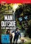 "MAN OUTSIDE", "Es gibt immer einen Weg", "Pidax", "Robert Logan", "Kathleen Quinlan" auf DVD-Hülle, waldige Szene mit Personen.