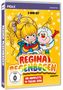 Text: "Regina Regenbogen, Die komplette 13-teilige Serie, PIDAX, 2-DVD-Set, FSK ab 0 freigegeben." Illustration: Buntes Mädchen mit Tier., 2 DVDs