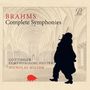 Johannes Brahms: Symphonien Nr. 1-4 (Deluxe-Edition im Hardcover), CD,CD,CD