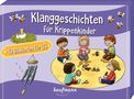 „Klanggeschichten für Krippenkinder“, „40 Bildkarten für U3“. Kinder musizieren im Kreis mit Instrumenten., Diverse