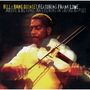 „BILLY BANG QUINTET FEATURING FRANK LOWE“ oben, „ABOVE & BEYOND: AN EVENING IN GRAND RAPIDS“ darunter. Ein Mann spielt Geige., CD