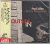 "Paul Bley, Sonny Greenwich, OUTSIDE IN" in roter und weißer Schrift. Gitarrenabbildung sichtbar. Japanischer Text links., CD