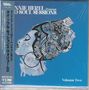 Text oben: "RONNIE HEREL Presents NEO SOUL SESSIONS." Unten rechts: "Volume Two." Illustration: Gesicht aus abstrakten Formen., CD