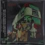 "14 Down to Earth Nektar" steht auf einem Doppeldeckerbus. Männer in bunten Zirkuskostümen posieren davor., 4 CDs