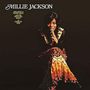 Millie Jackson, Songs: "My Man, A Sweet Man", "Ask Me What You Want", "Child of God". Frau in farbigem Kleid sitzt., LP