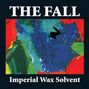 "The Fall" und "Imperial Wax Solvent". Abstrakte Illustration mit blauen, grünen, roten und gelben Pinselstrichen., 2 CDs