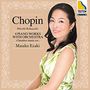 „Chopin“, „4 Piano Works with Orchestra“, „Masako Ezaki“. Frau in grünem Kleid vor beigem Hintergrund, Triton-Logo oben rechts., CD