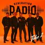 Oben steht "GENERATION RADIO", unten "Take 2". Fünf Männer posieren auf orangem Hintergrund., 1 CD und 1 DVD