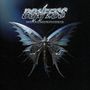 Oben die Worte "CONFESS" und "METALMORPHOSIS"; darunter ein kunstvoller Schmetterling aus Metallstrukturen., CD