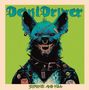 Oben "DevilDriver", unten "Strike and Kill". Illustration: Blaue Hyäne mit Lederjacke, trägt Abzeichen und Nieten., CD