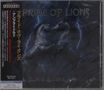 "Pride of Lions", "Unbridled". Illustrationen zweier steigender Pferde vor einem Hintergrund mit Blitzen. Japanische Schriftzeichen links., CD