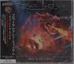 "Rats in the Temple"; japanische Zeichen links; Drache in Flammen; CD-Cover mit dramatischem Artwork., CD