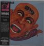 "BIGPINK", "BARRABAS", "SOLTAD A BARRABAS!". Ein wütend schreiendes, kahlköpfiges Gesicht mit offenen Augen., CD
