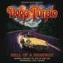 „Straight Music Presents Deep Purple, Hell of a Highway, Montag, 26. Januar 1976, 20 Uhr, Springfield Civic Center“. Gelbes Auto auf Straße bei Sonnenuntergang., 2 CDs