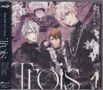 "TRIGGER 3rd Album Trois" steht in elegantem Schriftzug. Drei Anime-Charaktere in edler Kleidung mit opulenten Accessoires., CD