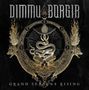 „DIMMU BORGIR“, „GRAND SERPENT RISING“. Ein kunstvolles Emblem mit Schlange, Dreieck und Flammen., CD