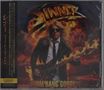 Zu sehen ist der Text "Boom Bang Goodbye" und darüber ein Mann mit Gitarre in Flammen vor einem feurigen Hintergrund., CD